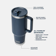 Rambler® 40 oz Travel Straw Mug